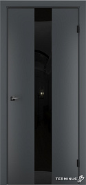 Двері модель 804 Антрацит (планілак чорний) - terminus.ua